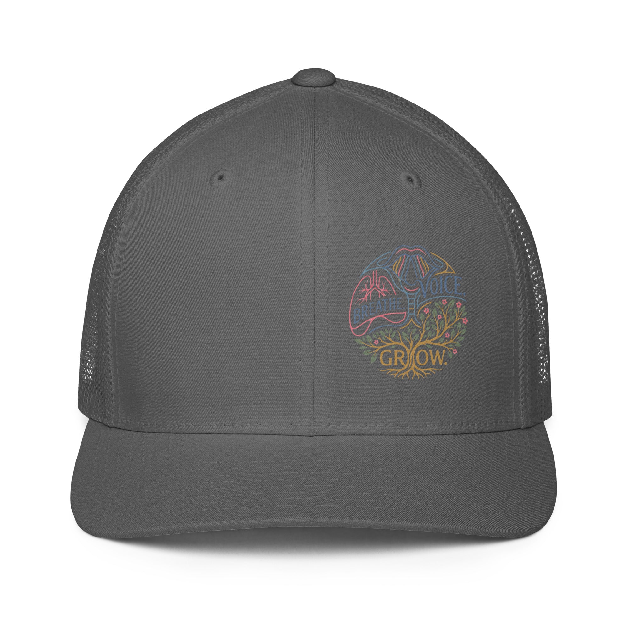 Closed-back trucker cap